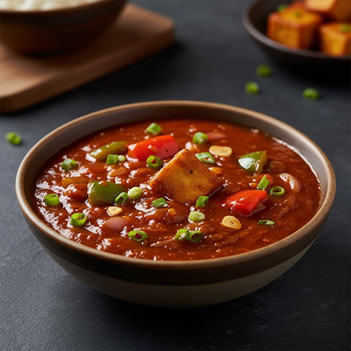 Chilly Gravy 
(For Chicken and Paneer)